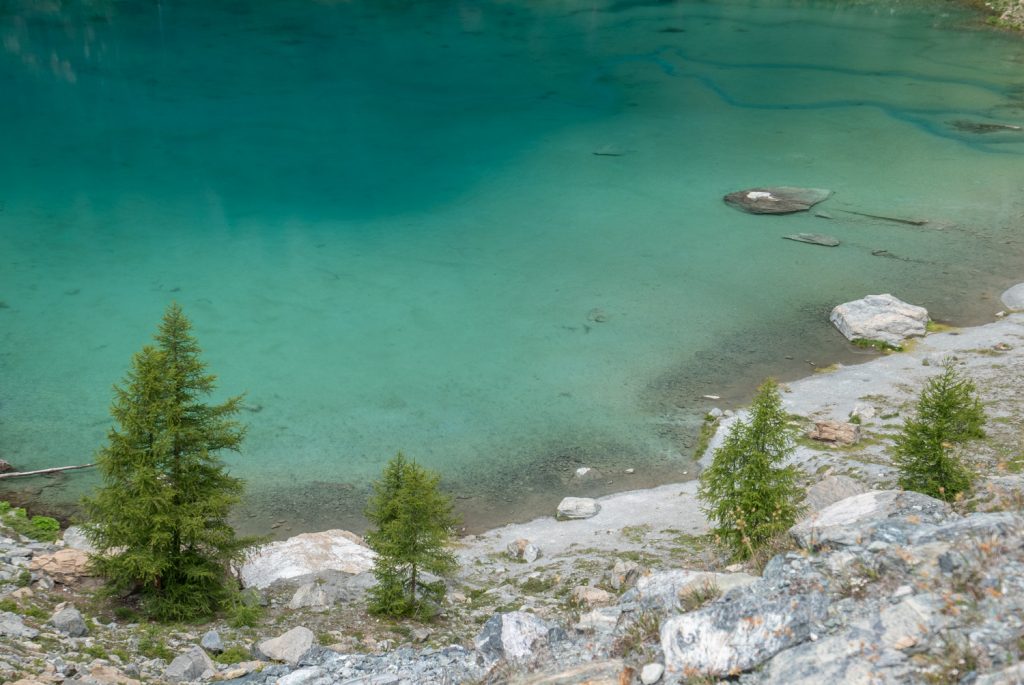 Lago Blu, Val d'Ayas